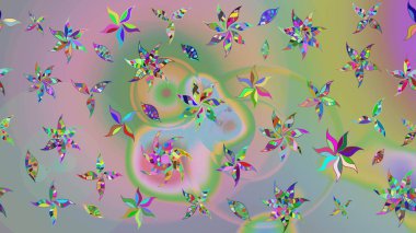 Güzel suluboya yaz çiçekleri deseni..