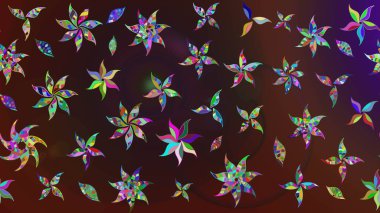 Raster illüstrasyonu. Çiçeğin suluboya çizimlerinin mükemmel deseni. Eski model. Moda baskısı. Suluboya çizim kalıbı. Dekorasyon ve tasarım için güzel desen.