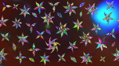 Çizim kalıbı. Ultraviyole kumaş deseni. Organik motif arka planı. Raster illüstrasyonu.