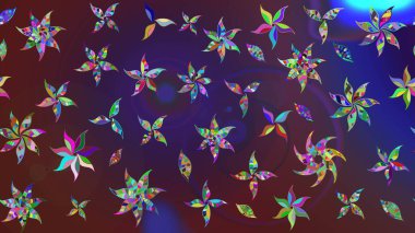 Taşralı şıklığı. Özgürlük stili Millefleur 'lar. Tekstil, duvar kâğıdı, kapaklar, yüzey, baskı, hediye paketi, hatıra defteri, dekupaj. Küçük yabani çiçeklerdeki halk modelini çiz..