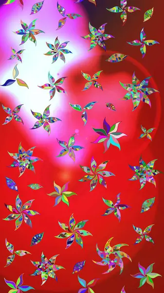 Güzel kumaş deseni. Raster illüstrasyonu. Güzel karalamalı çiçek desenli çizim. Küçük çiçekte sevimli çiçek deseni var..