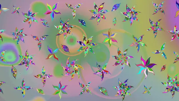 Raster Hip kumaş deseni. Eskiz Vintage Çiçek Deseni.