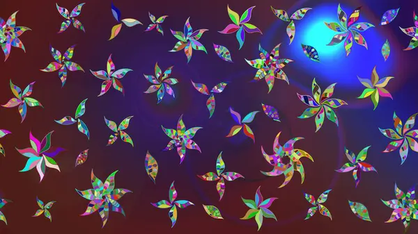 Çizim raster deseni. Güzel kumaş deseni. Çiçek arka planı.