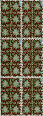 Çiçek deseni. Duvar kâğıdı barok, İspanyol kumaşı. Kusursuz raster arka plan. Kahverengi ve bej renklerde altın elementler. Şekil grafik deseni.