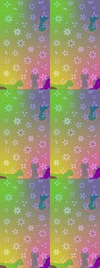 Tarafsız ve yeşil renklerde çiçekler olan çiçek deseni çiz. Suluboya tarzında tarafsız ve yeşil renkte çiçekler.