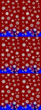 Raster illüstrasyonu. Egzotik çiçekler, kırmızı ve nötr renklerde botanik ve parlak klasik doğa. Klasik tropikal doğal elementlerin suluboya seti.