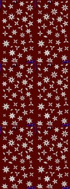 Renkli Yaz Temalı eskiz kalıbı. Yazdır. Raster çiçekli arka plan. Güzel kumaş deseni. Düz Çiçek Elementleri Tasarımı. Güzel çizim şekli..