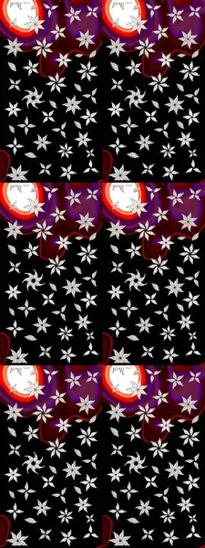 Kabile sanatı boho baskısı, klasik çiçek arkaplanı. Arkaplan dokusu, duvar kağıdı, siyah ve nötr renklerde çiçek teması. Soyut etnik raster çizim kalıbı.