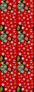 Raster deseni. Çiçekli çiçek deseni, suluboya. Küçük çiçekte güzel bir çiçek deseni..