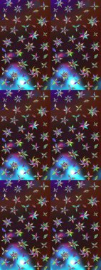 Raster çiçekli arka plan. Güzel kumaş deseni. Renkli Yaz Temalı eskiz kalıbı. Yazdır. Düz Çiçek Elementleri Tasarımı. Güzel çizim şekli..