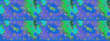 Güzel kumaş deseni. Güzel suluboya yaz çiçekleri deseni..