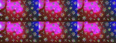 Tekstil, kumaş, kapaklar, duvar kağıtları, baskı, naylon, koleksiyon defteri, örgü, dekupaj için güzel bir eskiz. Küçük kırmızı ve kahverengi çiçeklerle oldukça kaliteli besin torbası deseni.