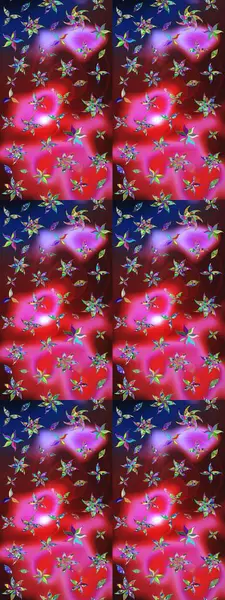 Tropik çiçekler. Kırmızı ve pembe renkte çiçekler. Gömlek çizimi Arkaplan Deseni.