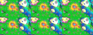 Yatak çarşafları, ceket, paket tasarımı, kumaş ve moda kavramları için tekstil baskısı. Çiçekleri, deniz kabukları, mandalaları ve suluboya efektleriyle donanma geçmişi. Çizim kalıbı etnik tasarım.