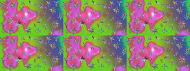 Raster Illustrasyon 'daki Çiçek Deseni' nin son moda çizimi. Renkli Yaz Temalı eskiz kalıbı. Güzel kumaş deseni. Düz Çiçek Elementleri Tasarımı.