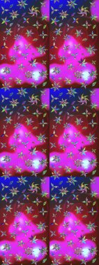 Suluboya çizim kalıbı. Çiçeğin suluboya çizimlerinin mükemmel deseni. Dekorasyon ve tasarım için güzel bir desen. Moda baskısı. Raster illüstrasyonu. Eski.