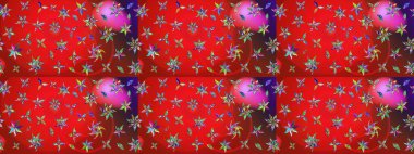 Raster suluboya çiçek deseni, narin çiçekler, kırmızı ve mor çiçekler, tebrik kartı şablonu. Raster Güzel kumaş deseni.