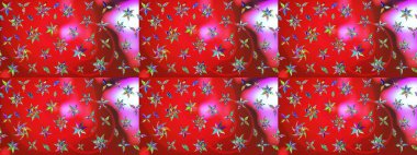 Tatil havası. Raster güzel bir çiçek deseni çizmiş. Nazik romantik baskı. Bahar mevsimi.