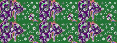 Küçük yeşil ve nötr çiçeklerle oldukça eski bir besin torbası deseni. Tekstil, kumaş, kapaklar, duvar kağıtları, baskı, naylon, koleksiyon defteri, örgü, dekupaj için güzel bir eskiz. Millefleurlar