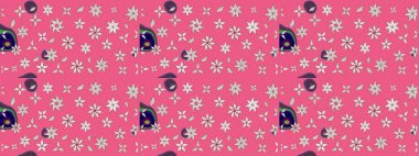 Renkli çiçekler ve pembe ve nötr renklerde yapraklarla muhteşem bir çiçek deseni. Halk tarzı. Modern çiçek arkaplanı. Moda baskıları için zarif bir şablon.