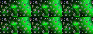 Kumaş, duvar kağıdı ve kağıt üzerine baskı yapmak için gelişen arka plan. Raster illüstrasyonu. Moda arka planında parlak buketler. Eski usul küçük çiçekli şirin bir eskiz deseni..