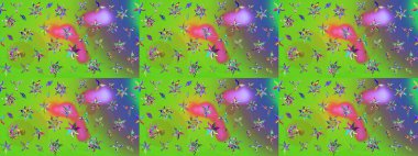 Düzenlenebilir. Yeşil çizim deseni, suluboya menekşe çiçekleri, tasarım elementleri. Düğün davetiyeleri için çiçek deseni, tebrik kartları, hatıra defteri, baskı, hediye paketi, imalat