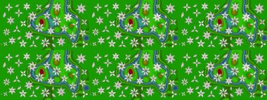 Raster Şirin kumaş deseni. Eskiz klasiği. Düz Çiçek Elementleri Tasarımı. Renkli Bahar Teması çizim şablonu.