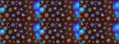 Paketleme, tekstil, duvar kâğıdı için çiçek eskizi. Yumuşak pamuk tasarımı. Klasik çiçek desenli. Yumuşak fayans. Raster taze dokusu.