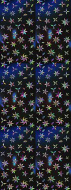 Halk tarzı. Moda baskıları için zarif bir şablon. Modern çiçek arkaplanı. Parlak renkli çiçekleri ve gri ve mavi renkte yaprakları olan muhteşem bir çiçek deseni..