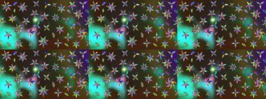 Küçük çiçekteki sevimli çiçek deseni. Tony 'nin kumaş kalıbını çiz. Modaya uygun kumaş deseni. Raster illüstrasyonu.