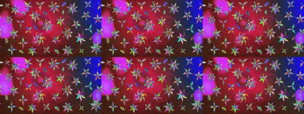 Kırmızı ve kahverengi renkte çiçekler. Çiçekli eskiz çizimi. Renkli Yaz Temalı eskiz kalıbı. Düz Çiçek Elementleri Tasarımı.