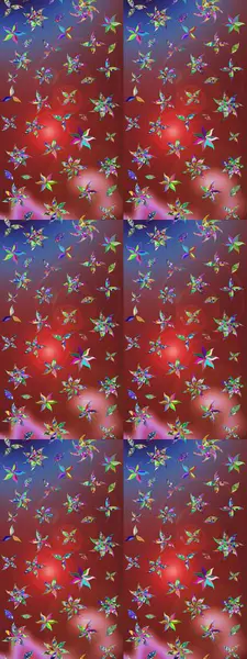 Hediye ambalaj kağıdı, tebrik kartları, posterler ve pankart tasarımı. Kahverengi ve kırmızı renkte çiçekler. Raster düz çiçek çizim deseni.