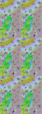 Raster Henna dövme stili. Kızılderili desenli desenli desenli şal deseni. Tekstil, tebrik kartı, boyama kitabı, telefon kılıfı baskısı için kullanılabilir. Etnik Mandala süsü.