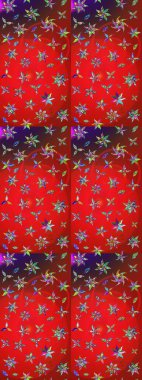 Tatil havası. Nazik romantik baskı. Bahar mevsimi. Raster güzel bir çiçek deseni çiziyor..