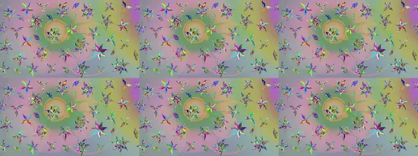 Renkli Bahar Teması eskiz kalıbı. Düz Çiçek Elementleri Tasarımı. Tarafsız ve yeşil renklerde çiçekler. Güzel çiçek deseni..