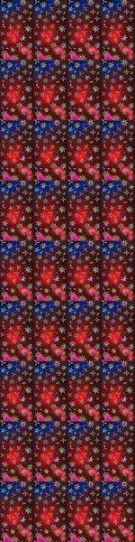 Kırmızı ve kahverengi renkte çiçekler. Renkli bahar temalı eskiz kalıbı. Düz Çiçek Elementleri Tasarım Raster illüstrasyonu. Çiçekli çiçek deseni, suluboya..