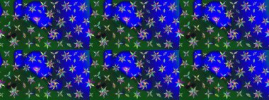 Küçük bir çiçekte eskiz deseni. Raster illüstrasyonu. Güzel kumaş deseni. Güzel çiçek arkaplanı..