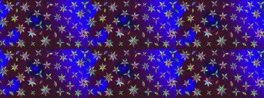 Modern çiçek arkaplanı. Moda baskıları için zarif bir şablon. Halk tarzı. Parlak renkli çiçekleri ve kahverengi ve mavi renkli yaprakları olan harika bir çiçek deseni..