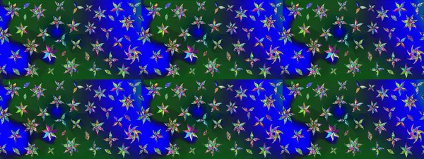 Sabıka fotoğraflarında, bebek kıyafetlerinde, duvar kâğıtlarında, paket kutularında falan kullanılabilir. Zarif, parlak ve eskiz mavi ve yeşil çiçek deseni tasarımı.