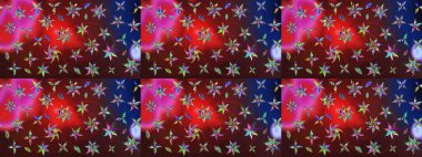 Kırmızı ve kahverengi renkler üzerine çiçek desenli eskiz, el yapımı papatyalar, papatyalar. Tekrar eden çiçek arkaplanı, zarif kırmızı ve kahverengi çiçek duvar kağıdı.