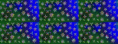 Güzel suluboya yaz çiçekleri deseni..