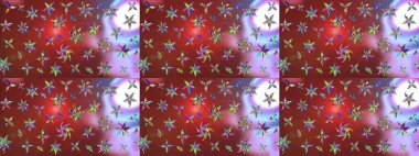 Şatafatlı bahar bahçesi dokusu. Raster illüstrasyonu. Çiçek deseni. Çiçek çizimi arkaplanı.