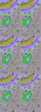 Tekstil, kumaş, kapaklar, duvar kağıtları, baskı, naylon, koleksiyon defteri, örgü, dekupaj için güzel bir eskiz. Küçük gri ve nötr çiçeklerle oldukça eski bir besin torbası deseni. Millefleurlar.