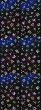 El çizimi Raster çizimi. Parlak elementlerin. Çizim çiçek deseni duvar kağıdı, web sitesi arkaplanı, paket kağıdı, davetiye, broşür, pankart veya web sitesi için kullanılabilir.