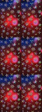 Raster Hip kumaş deseni. Eskiz Vintage Çiçek Deseni.