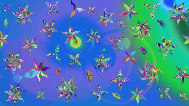 Botanik çizim kalıbı. Organik elementler. Raster deseni. Suluboya etkisi.