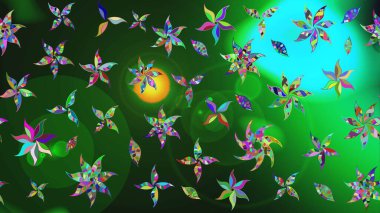 Çizim çiçek deseni duvar kağıdı, web sitesi arka planı, ambalaj kağıdı, davetiye, broşür, afiş veya web sitesi için kullanılabilir. Karalama elementleri. El çizimi Raster illüstrasyonu.