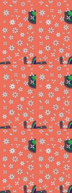 Çiçekli yaz çiçekleri. Moda baskıları için zarif bir şablon. Küçük çiçekte güzel bir desen. Motley illüstrasyonu. Küçük renkli çiçekler. Çizim.