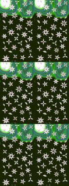 Çiçekli el çizimi çizimi deseni. Modern gelişim, gri ve yeşil raster arka plan duvar kağıdı çizimi, klasik çizgiler, desenli desenli çiçekler, çiçekli süsler..