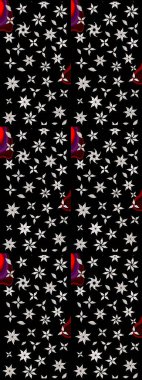 Tekstil, tebrik kartı, boyama kitabı, telefon kılıfı baskısı için kullanılabilir. Etnik Mandala süsü. Raster Henna dövme stili. Hint çiçekli desenli şal desenli..